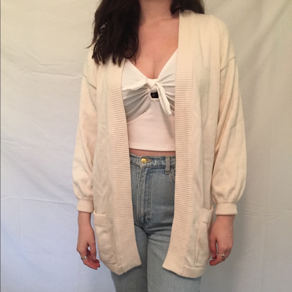 Vintage cream cardigan